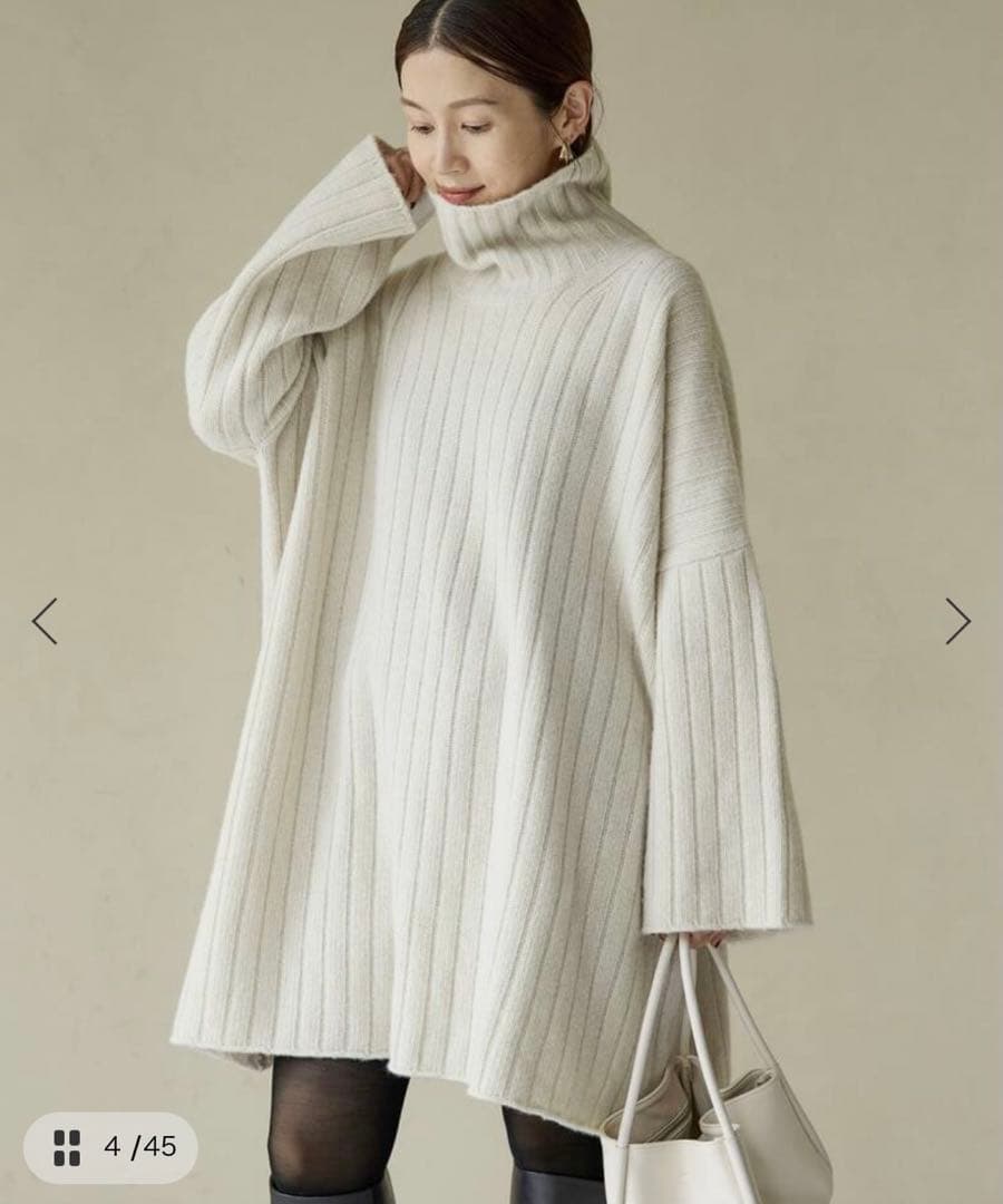 イエナ ワイドリブBIGプルオーバー