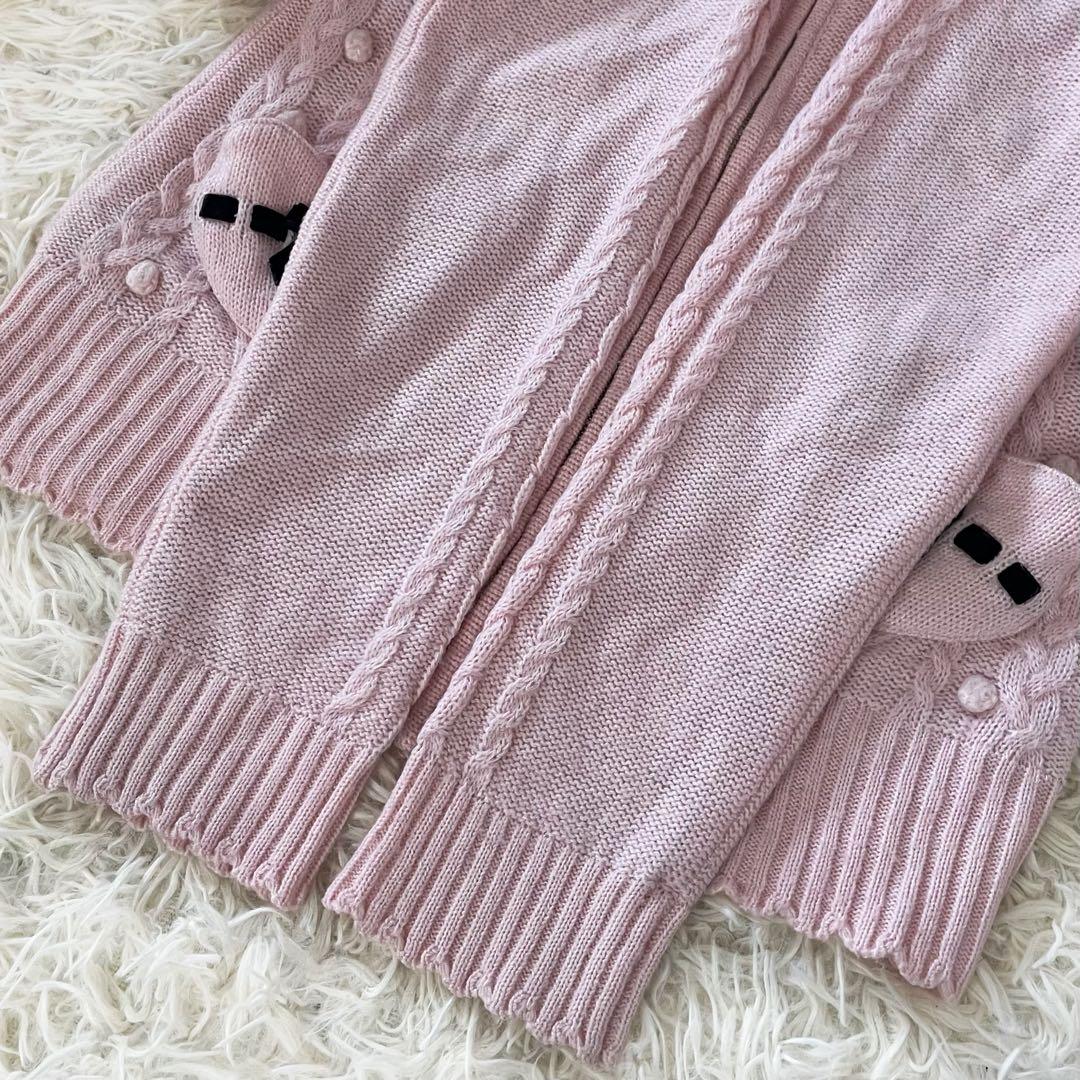 希少レア✨️TRALALA 平成ギャル 地雷系 ハートポケット ニットパーカー