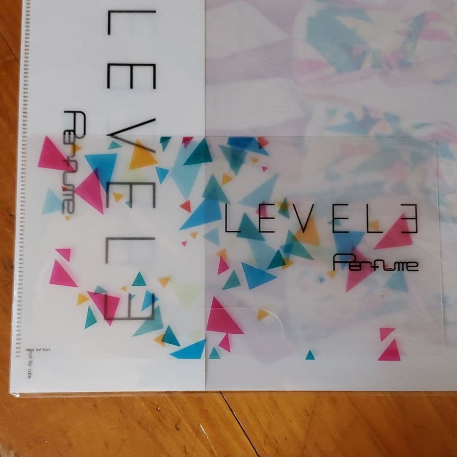 Perfumeクリアファイル、チケットホールダー