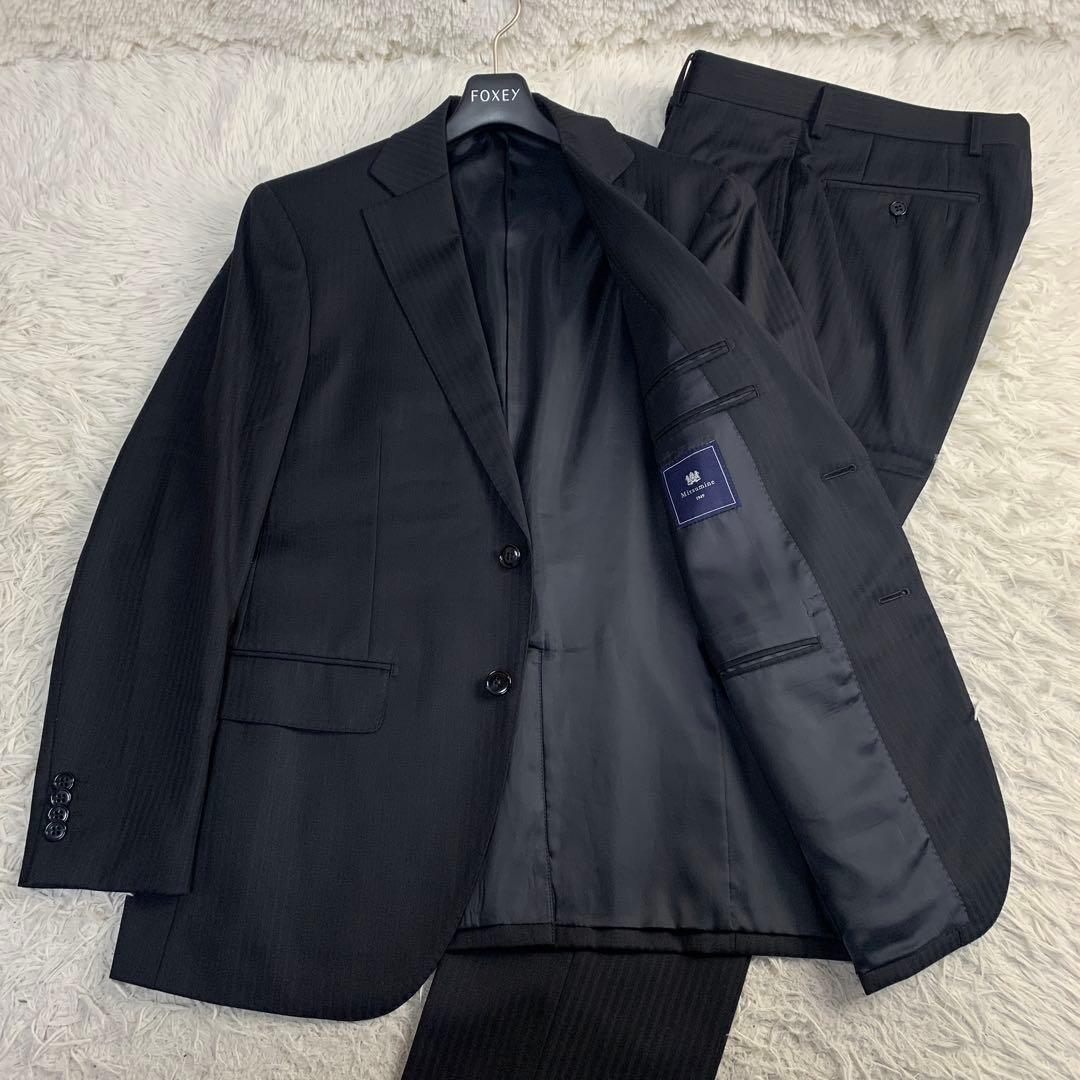 【極美品】MITSUMINE スーツセットアップ ロロピアーナ生地 Mサイズ