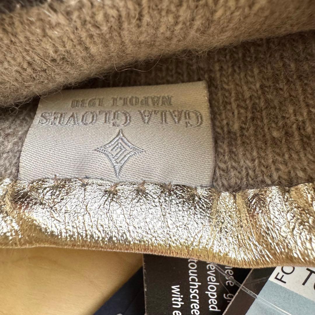 新品★GALA GLOVES　高級レザー手袋　レッキスラビットファー　スマホ対応