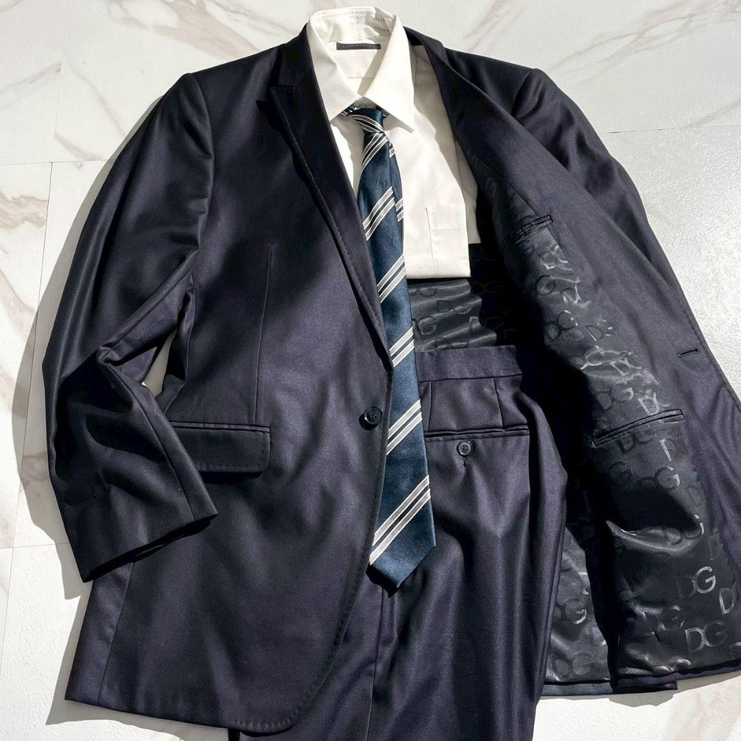 DOLCE＆GABBANA ドルチェ&ガッバーナ セットアップ DG柄 シルク混