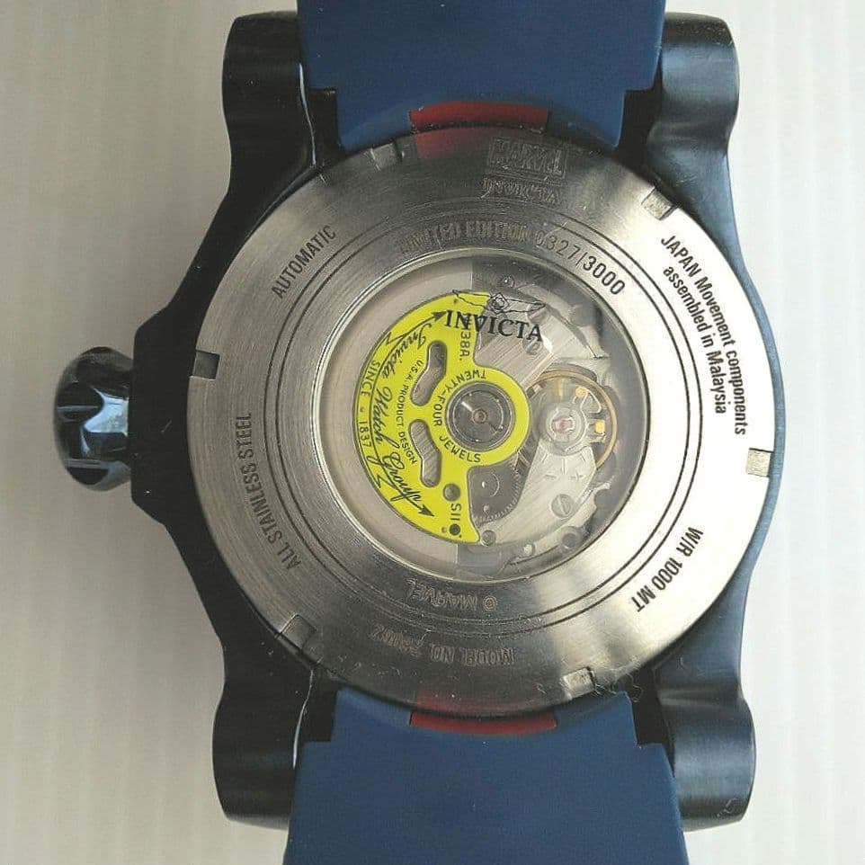 ち-ぶ-さん INVICTA キャプテンアメリカモデル