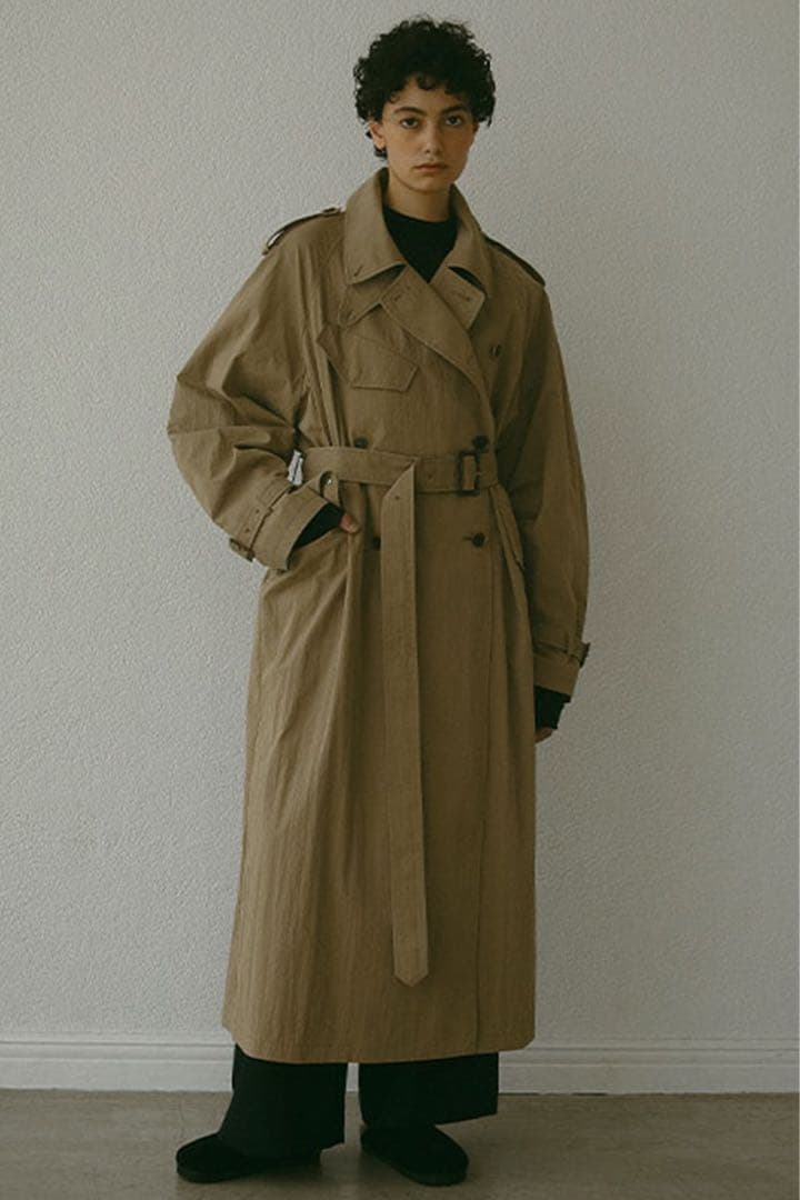 ETRE TOKYO エトレトウキョウ　リンクルトレンチコート