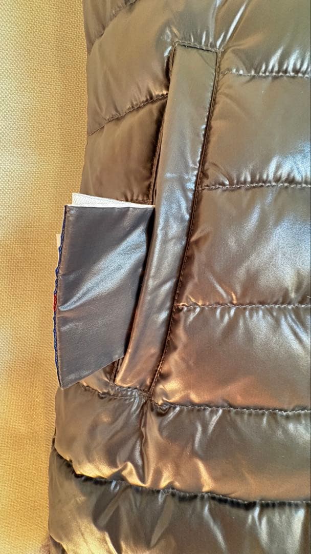 Moncler モンクレール　ファーベスト　リバーシブル1 ほぼ未使用品