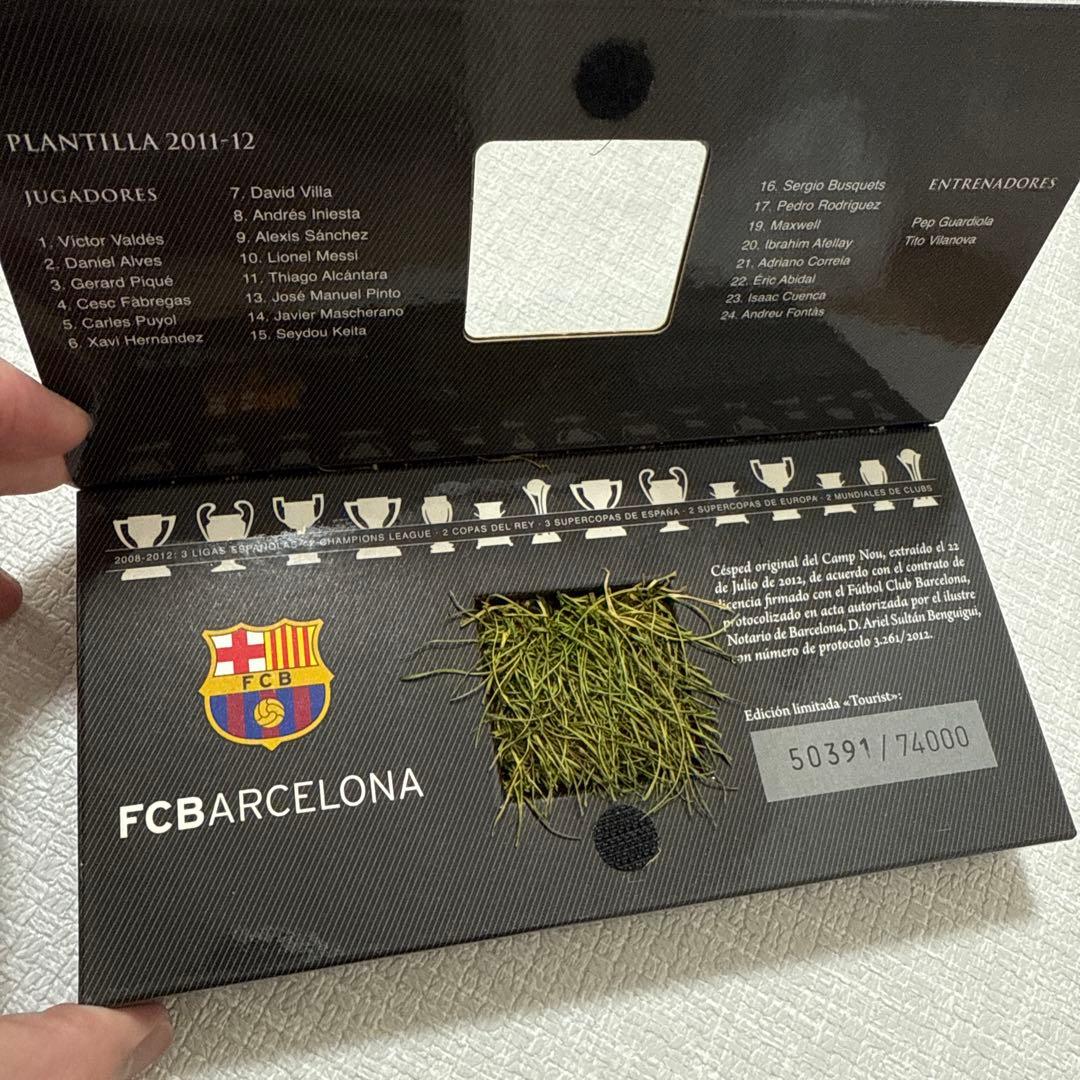 限定品 バルセロナ カンプノウの芝