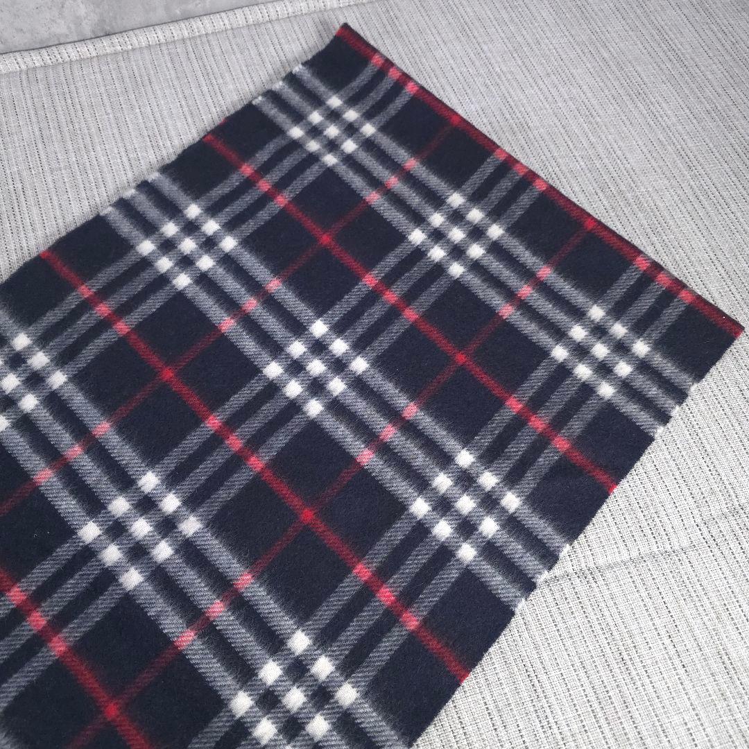 近年モデル　BURBERRY　バーバリー　ノバチェック　カシミヤ　マフラー