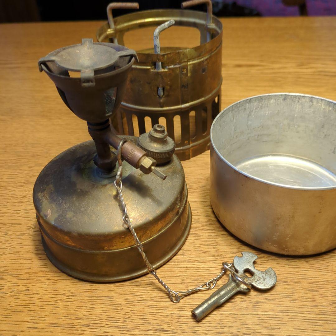 オプティマス　スベア123 スウェーデン製 シングルバーナーコンロ アルミ鍋付き