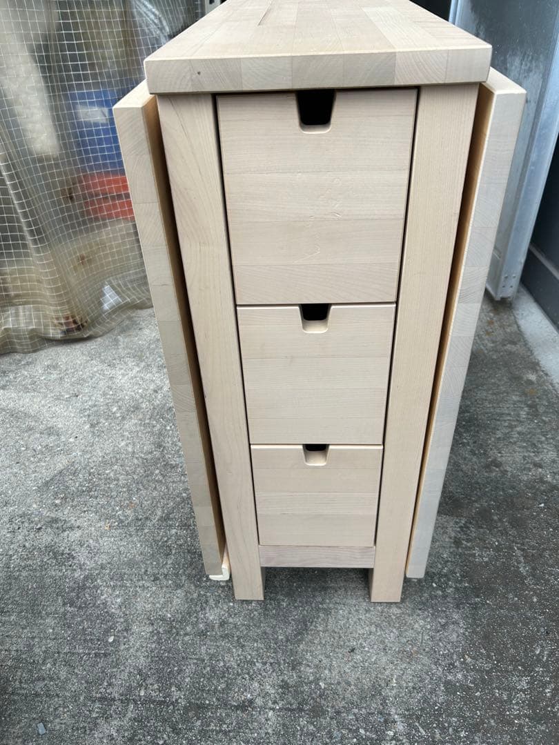 rasik 木製折り畳みダイニングテーブル　Goethe ゲーテ　ナチュラル