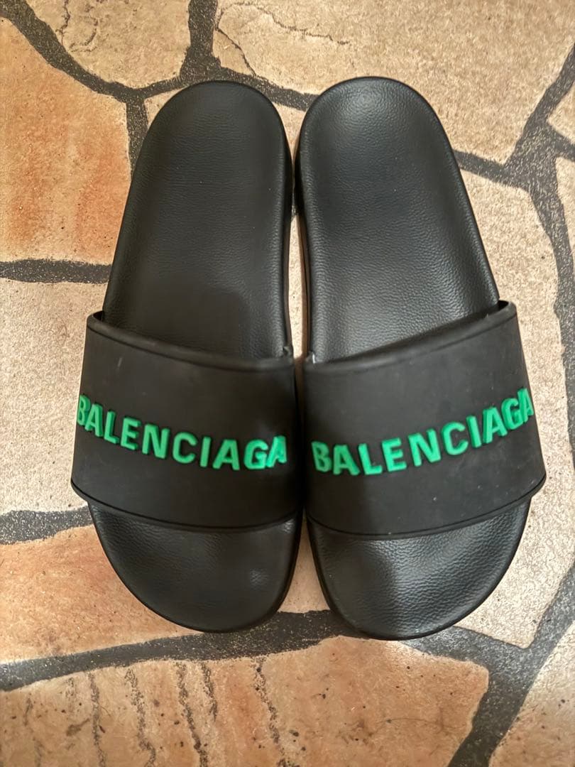 BALENCIAGA ブラック サンダル JP 27.5