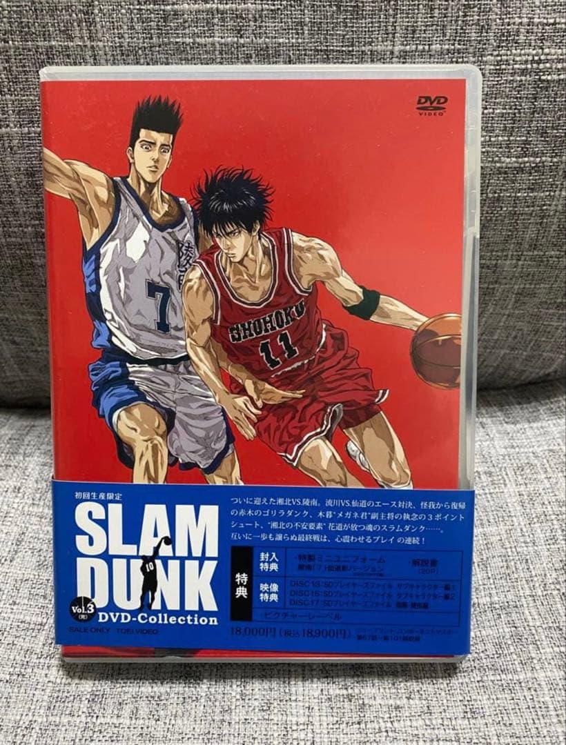 12日まで【特別仕様版】SLAM DUNK DVD vol.1-3／全101話