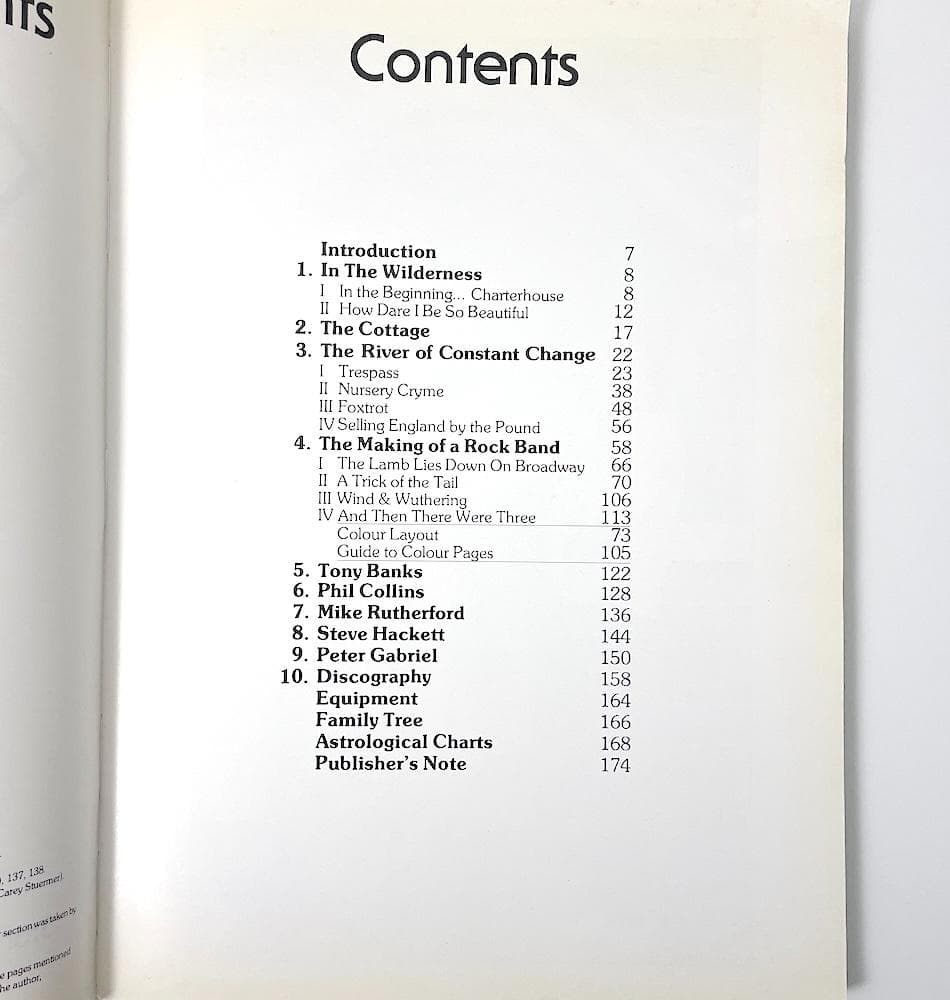 絶版本 GENESIS I KNOW WHAT I LIKE ジェネシス 写真集