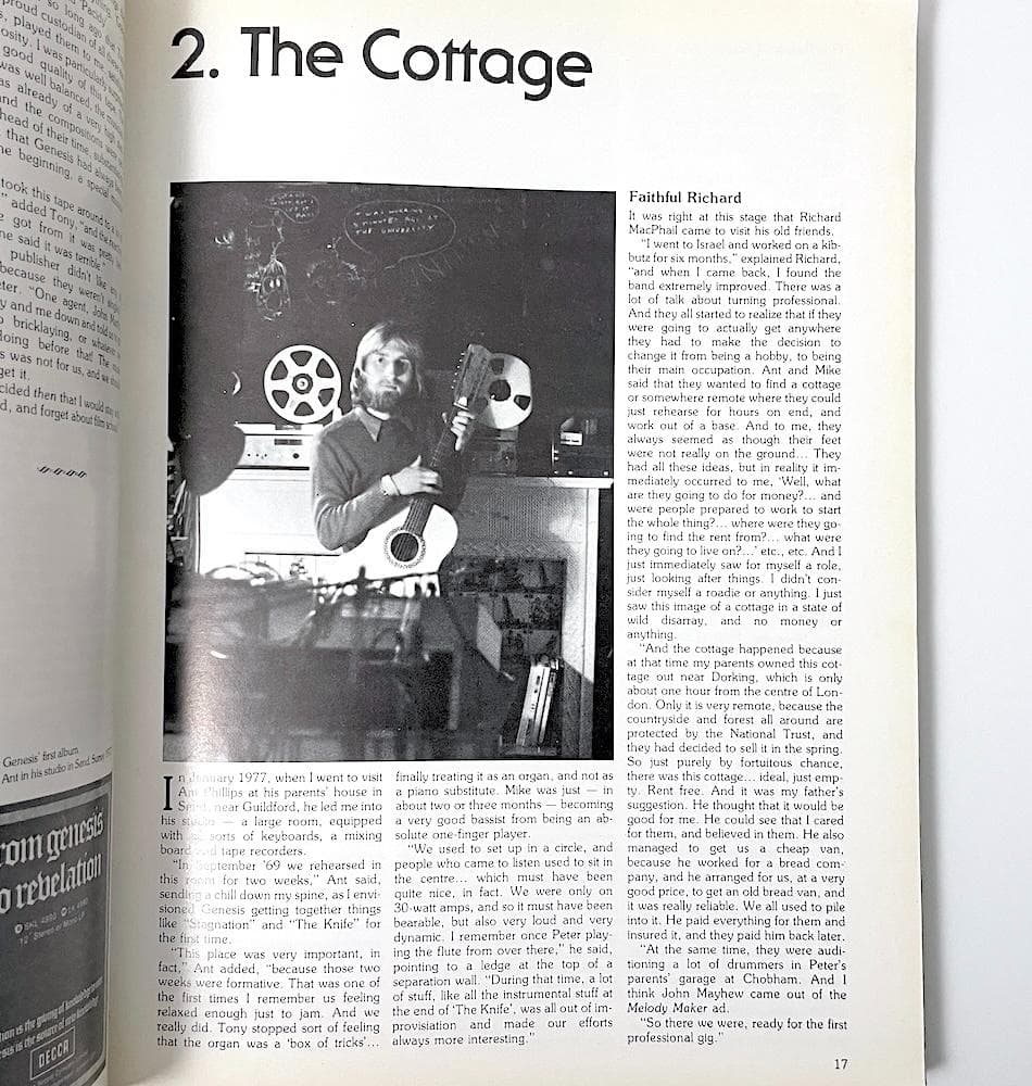 絶版本 GENESIS I KNOW WHAT I LIKE ジェネシス 写真集