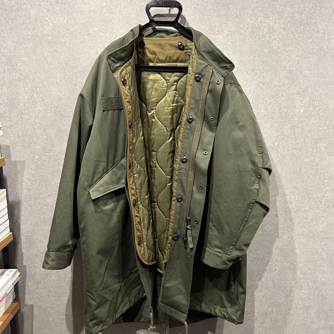 アダムエロペ モッズコート 3way オリーブ ライナー付き　サイズS M-65