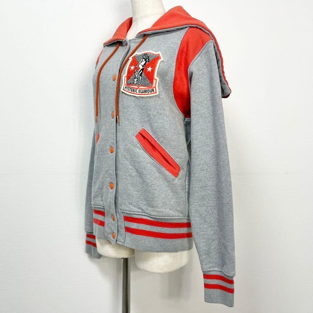 y2k❤️ HYSTERIC GLAMOUR ヒスガール ロゴ スタジャン