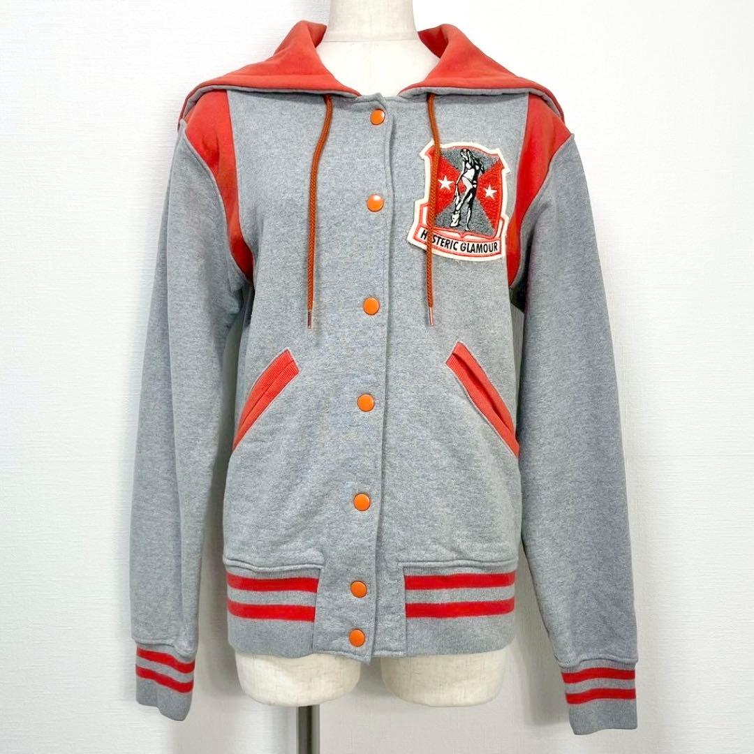 y2k❤️ HYSTERIC GLAMOUR ヒスガール ロゴ スタジャン