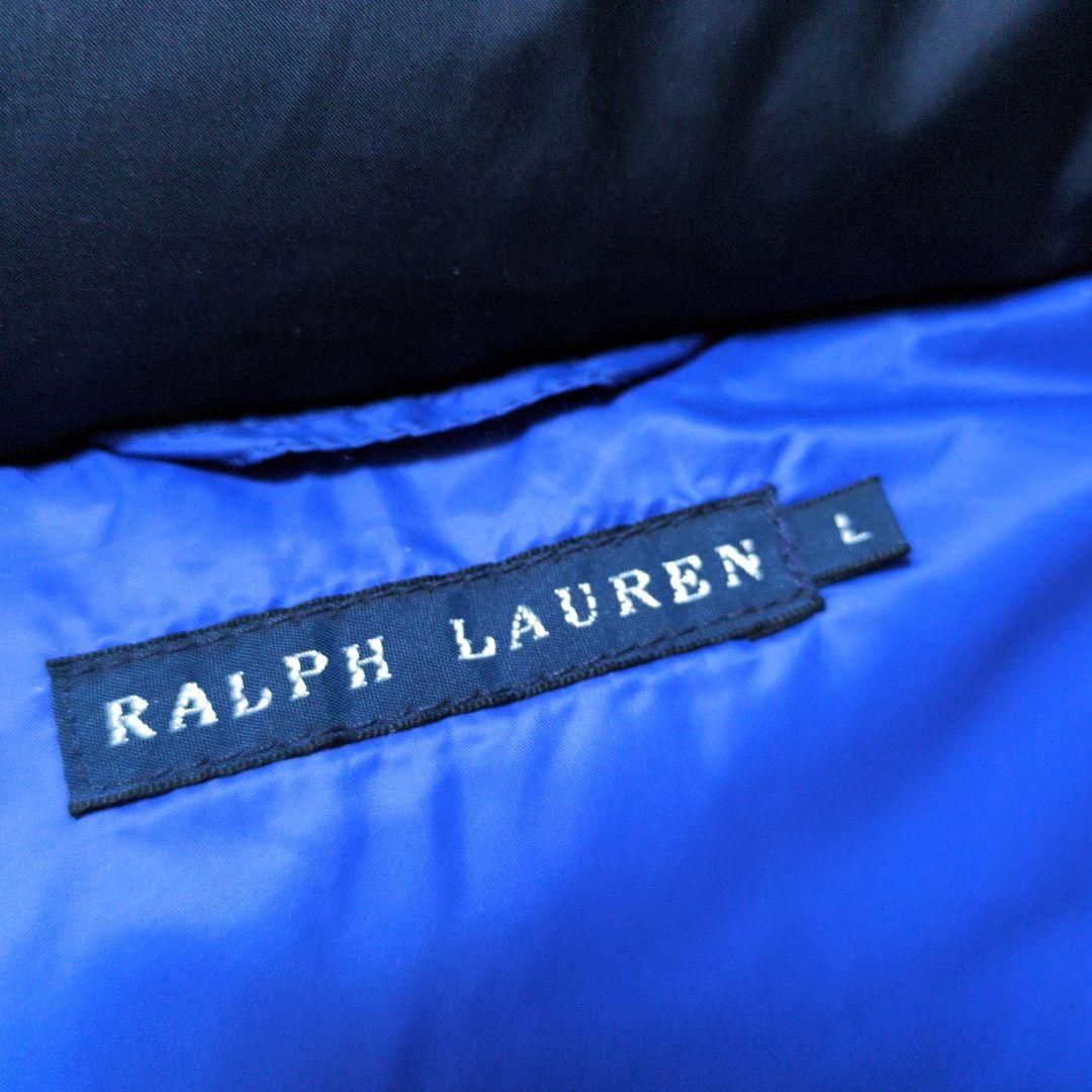 ✨️美品✨️ラルフローレン♪　ダウンベスト　ビッグポニー刺繍　レッド　L