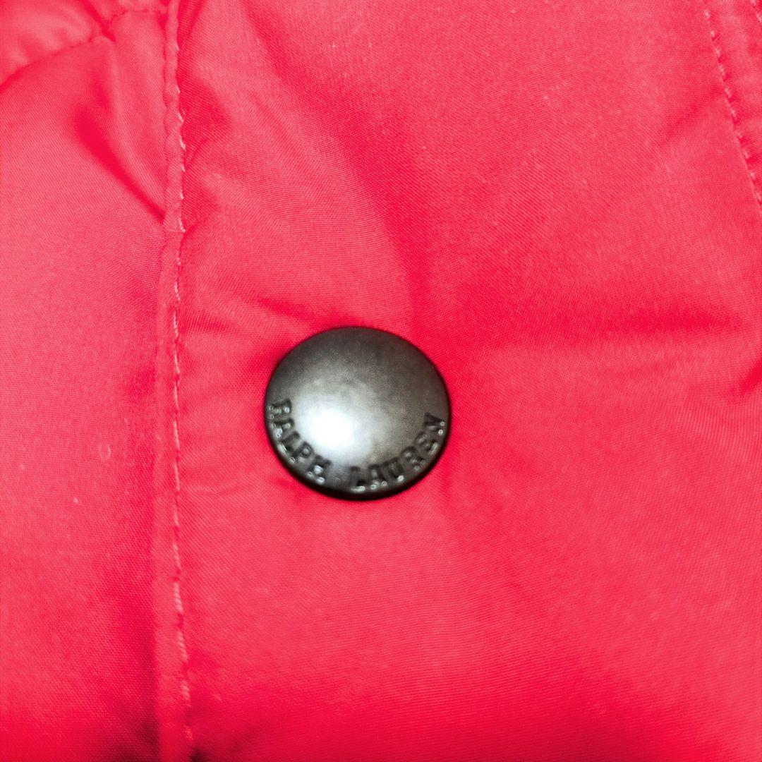 ✨️美品✨️ラルフローレン♪　ダウンベスト　ビッグポニー刺繍　レッド　L