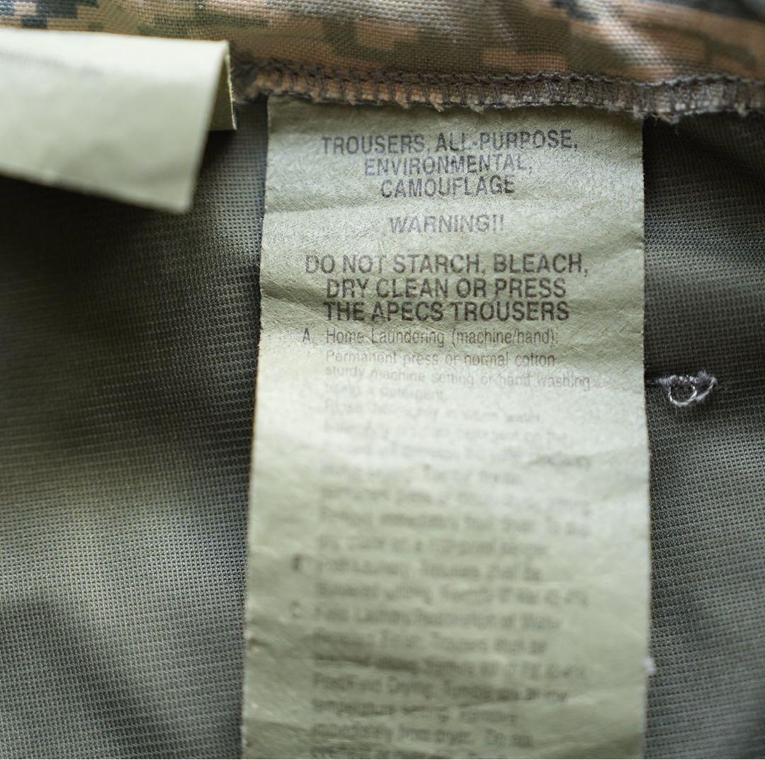 【デッドストック】アメリカ軍GORE-TEXパンツUSAF APECS ABU