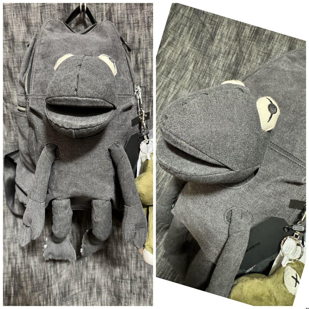 MICALLE MICALLE キャンバスカエルリュック　バックパック　神戸