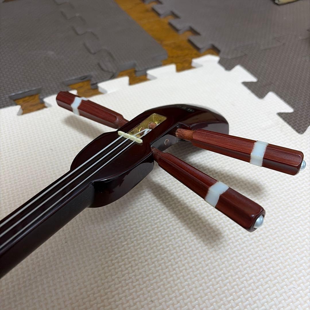 沖縄 三線 人工皮 合皮 琉球 弦楽器　蛇三線