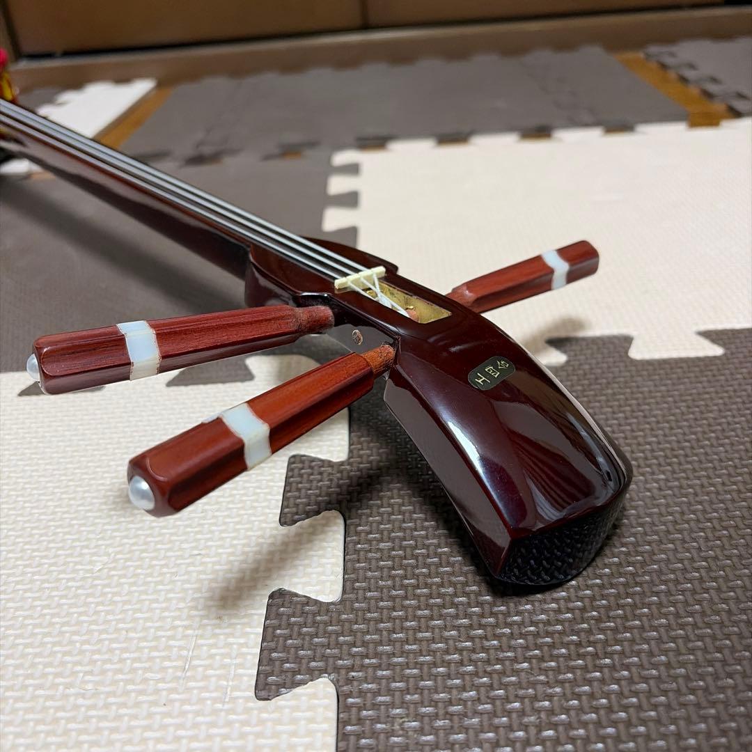 沖縄 三線 人工皮 合皮 琉球 弦楽器　蛇三線