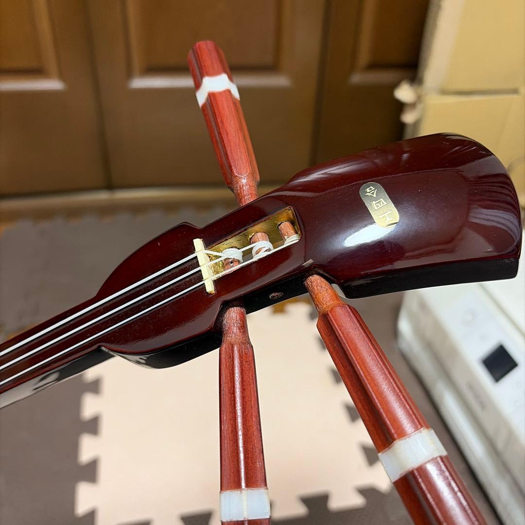 沖縄 三線 人工皮 合皮 琉球 弦楽器　蛇三線