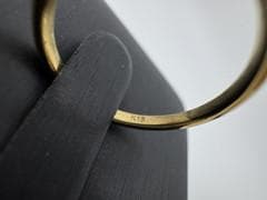 《美品/日本製18金》ゴールド ツイストデザイン リング1.41g 9号