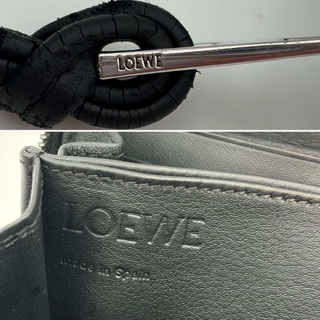 【超絶美品】LOEWE アナグラム シュージップ ケース 財布 785