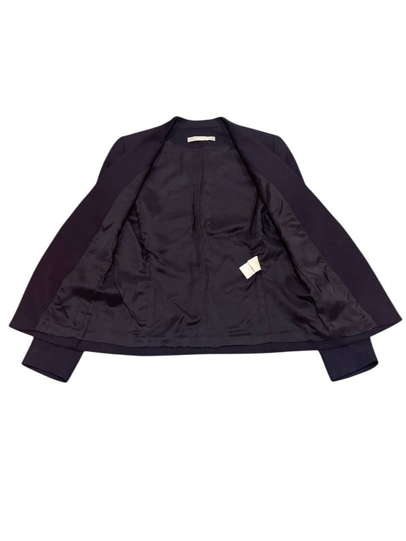 セオリーリュクス　ノーカラー セットアップ スーツ 卒業式　卒園式