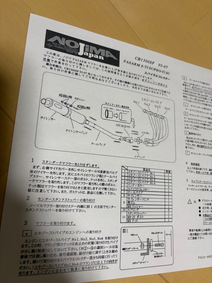 昼まで価格！！CB1300 SC54 03-07 ノジマ　ファサームVシリーズ