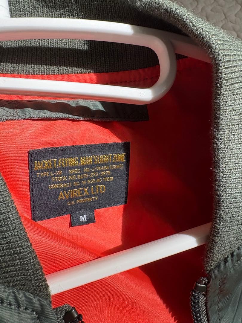 AVIREX l-2b ミリタリージャケット　M