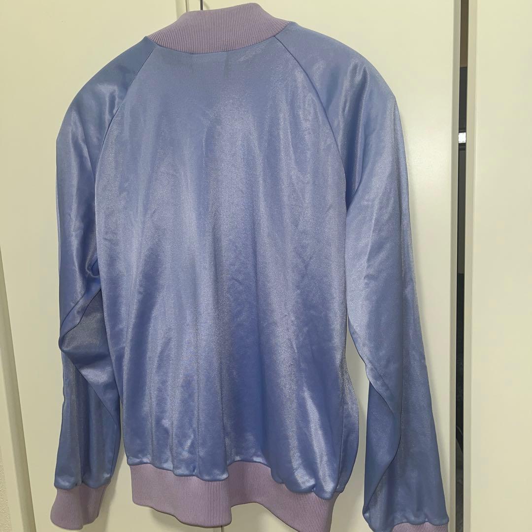 古着 80s アディダス トラックジャケット ATP 長袖 パープル 紫