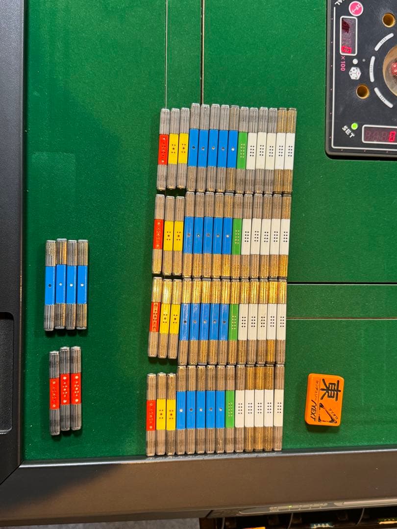 abc 全自動雀卓　センチュリーテンパル　ドデカ牌付き