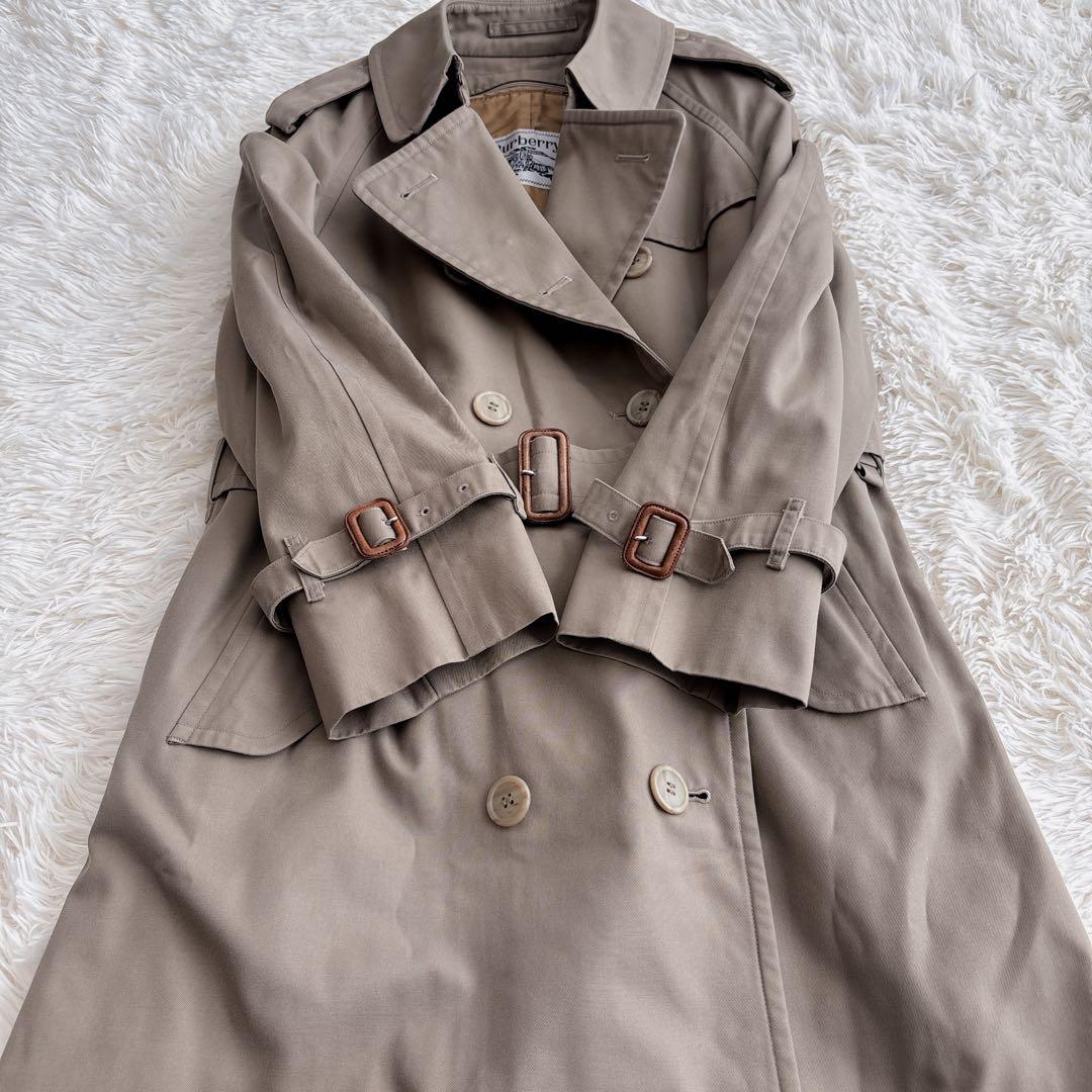 美品✨Burberrys ノバチェックトレンチコート 玉虫色 白タグ ライナー付