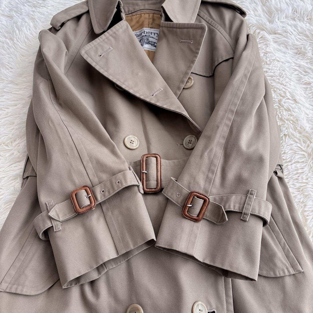 美品✨Burberrys ノバチェックトレンチコート 玉虫色 白タグ ライナー付