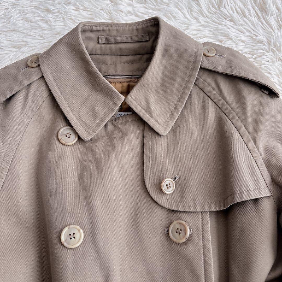 美品✨Burberrys ノバチェックトレンチコート 玉虫色 白タグ ライナー付