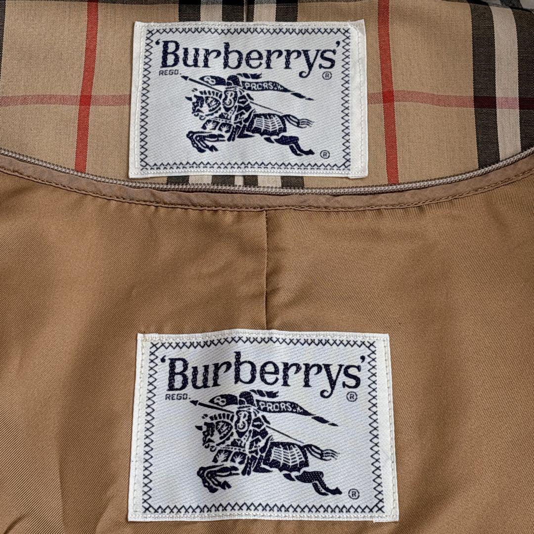美品✨Burberrys ノバチェックトレンチコート 玉虫色 白タグ ライナー付