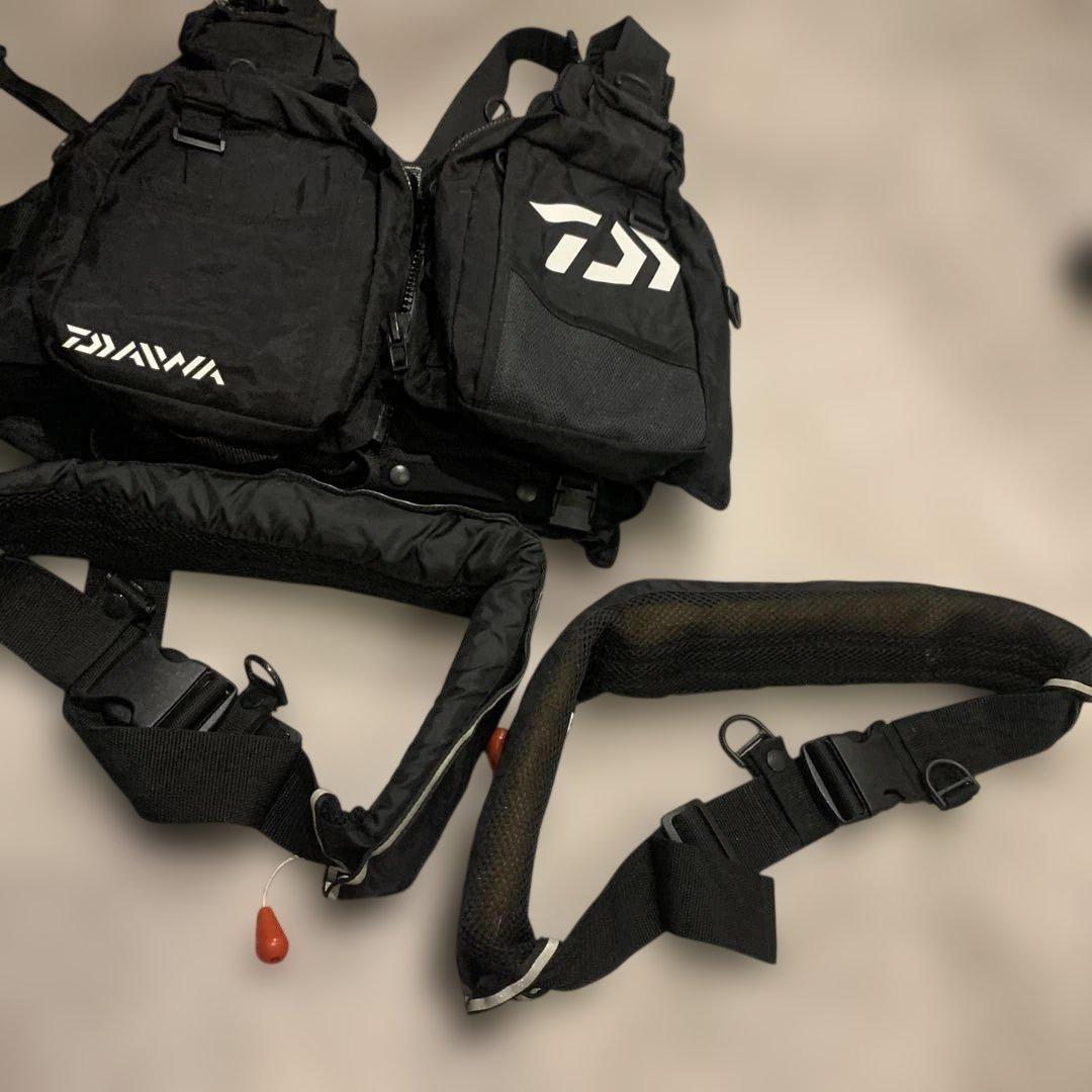 DAIWA ブラック フィッシングベスト3本セット