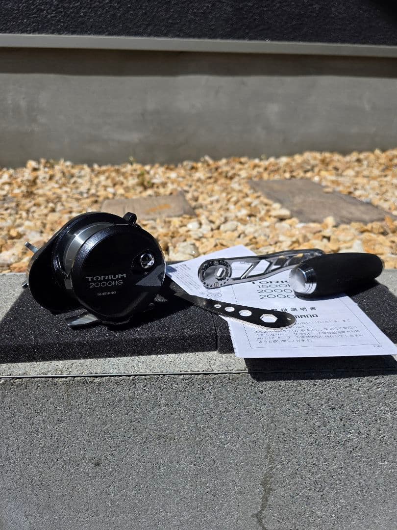 トリウム2000hg　ゴメクサス リールハンドル　セット出品