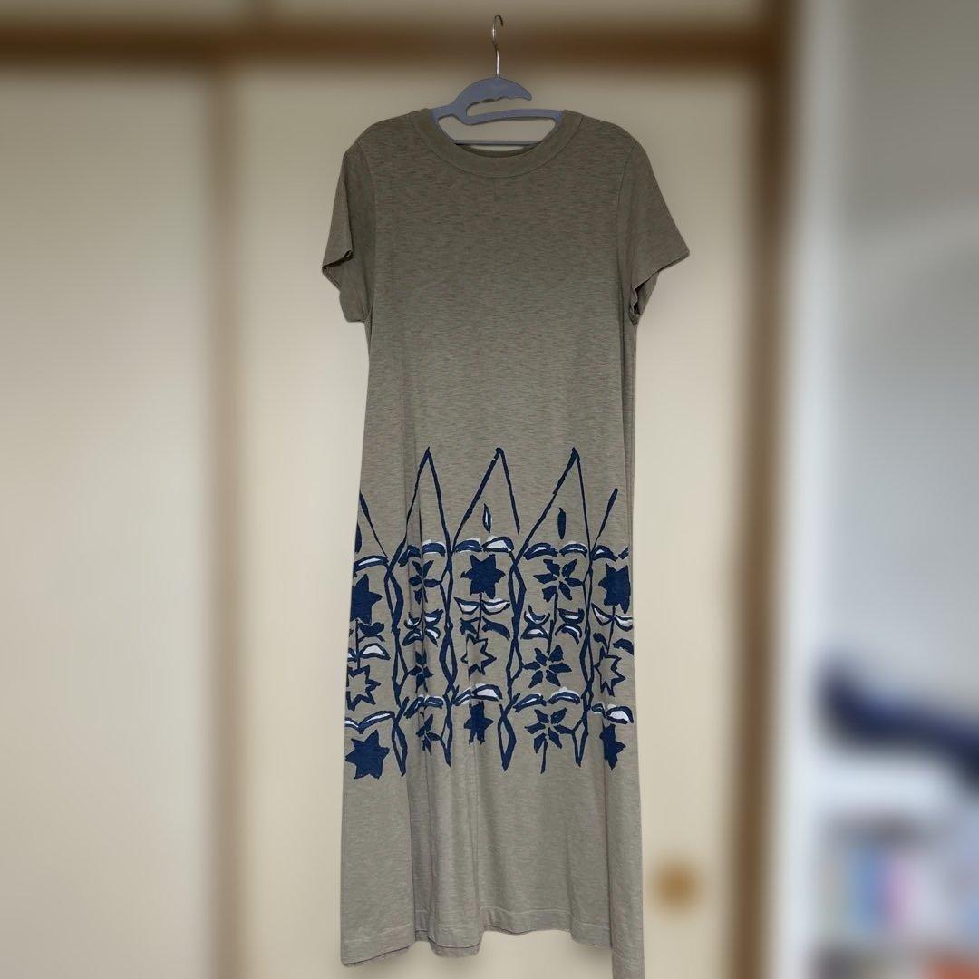 45R ボヘミアンフラワープリントの45星ドレス