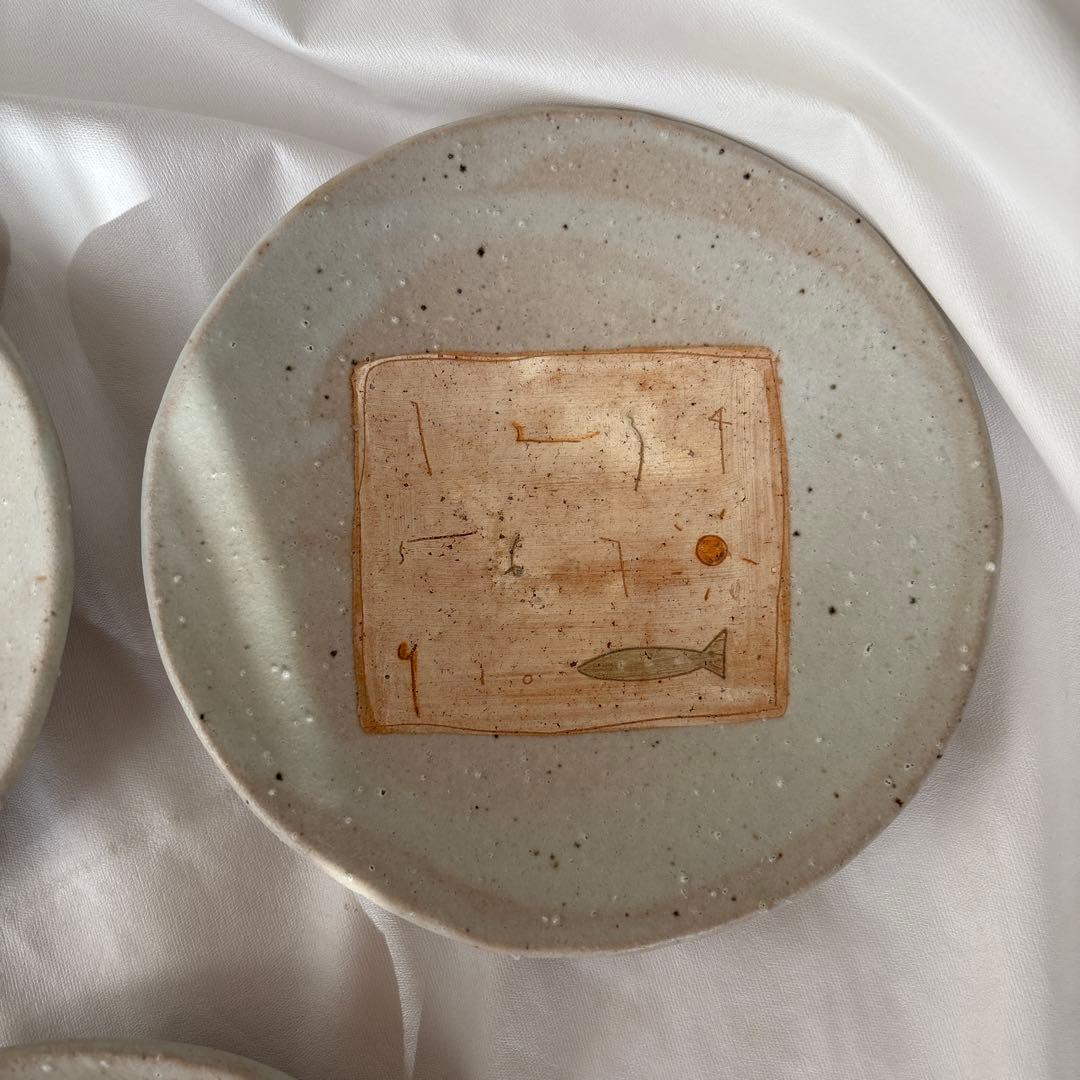 長田恵　お皿　5枚