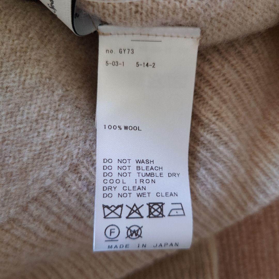 スピックアンドスパン　オフタートルニットベスト