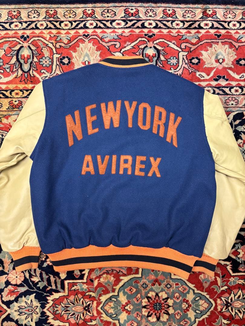 90's AVIREX スタジャン NEWYORK アビレックス