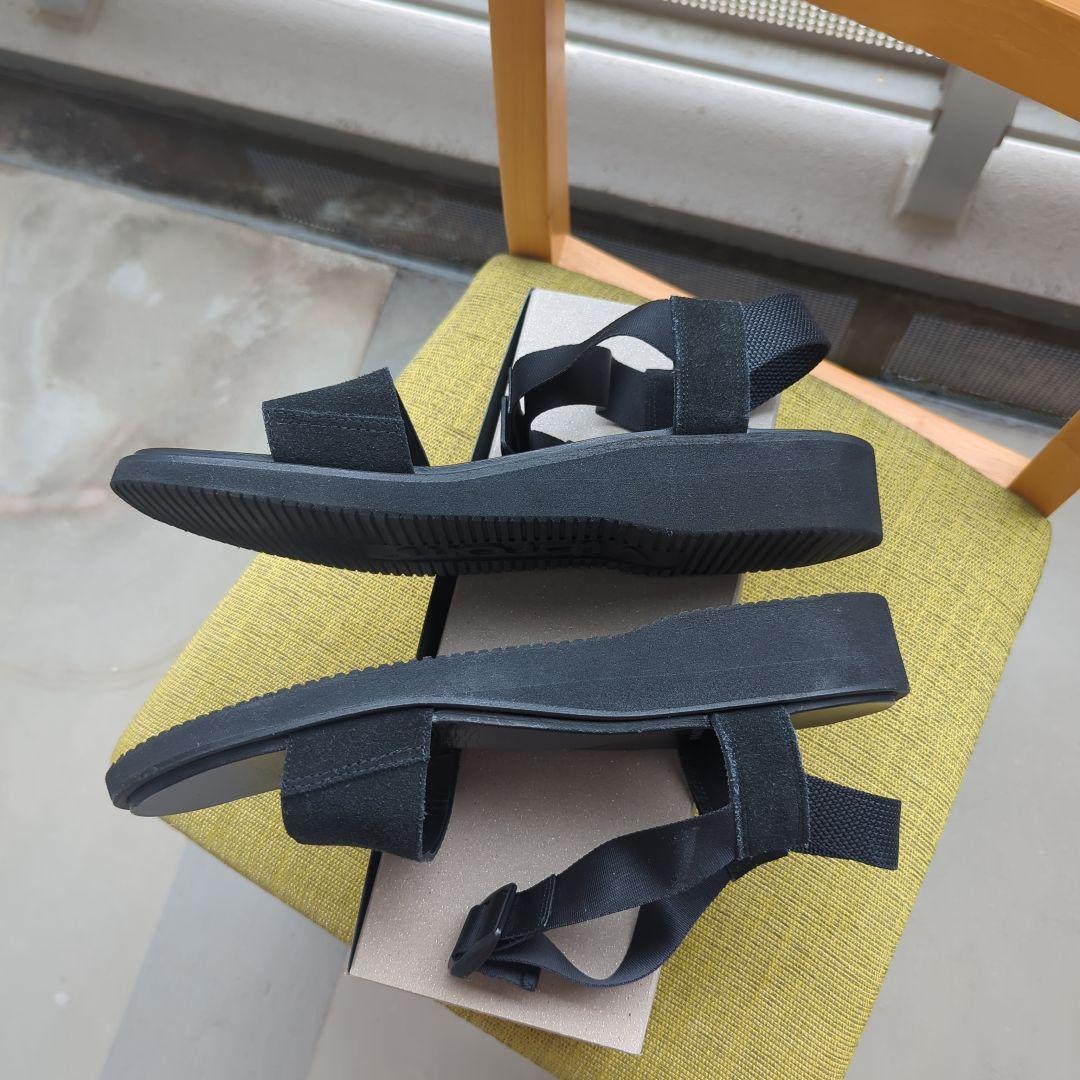 FOOTWORKS ブラック サンダル 28.5 cm