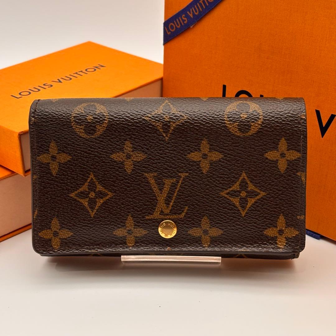 ✨鑑定済み✨ルイヴィトン✨モノグラム✨ポルトモネビエ トレゾール 2つ折り財布
