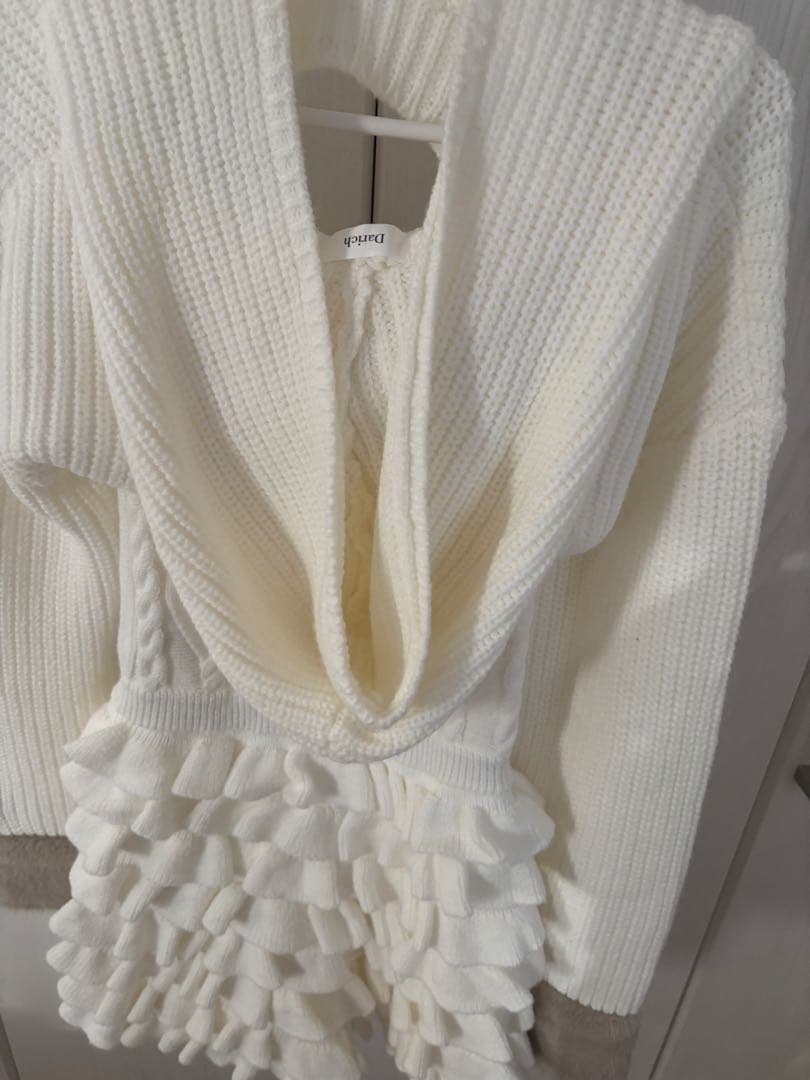 【最終値下げ】Darich フリルニットコンビネゾン FLサイズ