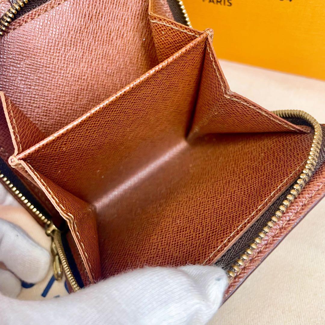 ✨極美品✨ヴィトン モノグラム コンパクトジップ 二つ折り財布 ラウンド