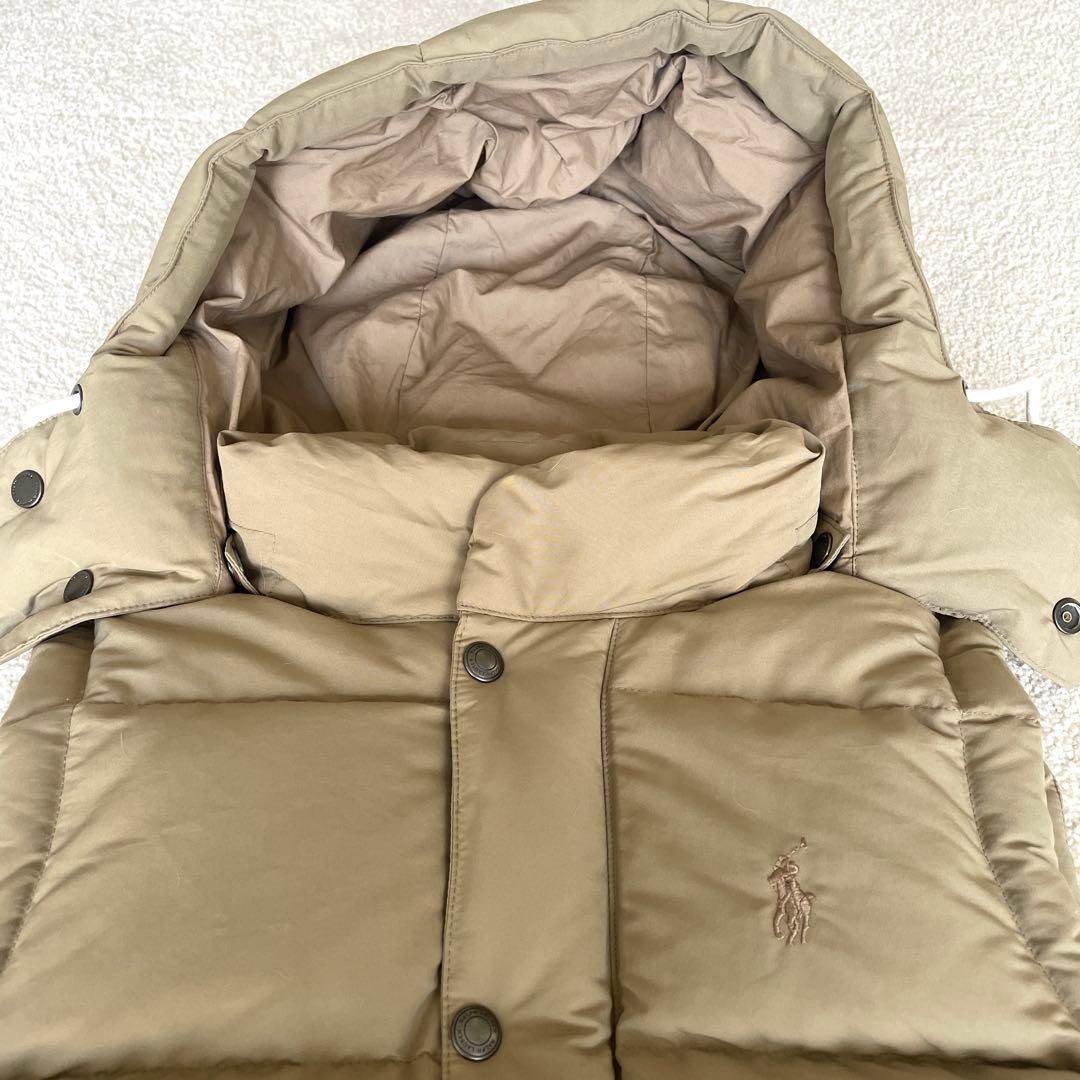 【未使用】ポロラルフローレン　ダウンベスト　フード　現行タグ　ポニー刺繍　XS