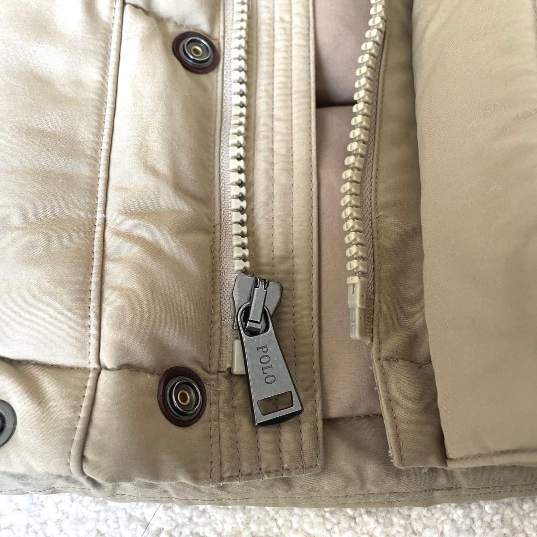 【未使用】ポロラルフローレン　ダウンベスト　フード　現行タグ　ポニー刺繍　XS